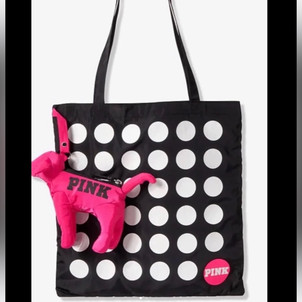 VS PINK PACKABLE REUSABLE TOTE